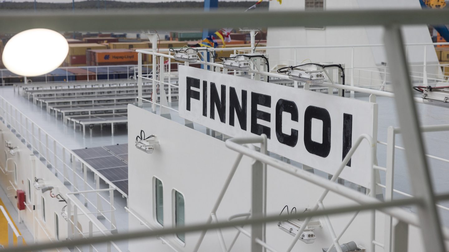 Another Naming Ceremony For A New Hybrid Ro Ro Finnlines