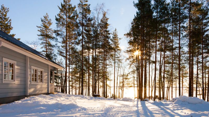 Winterurlaub im finnischen Seengebiet