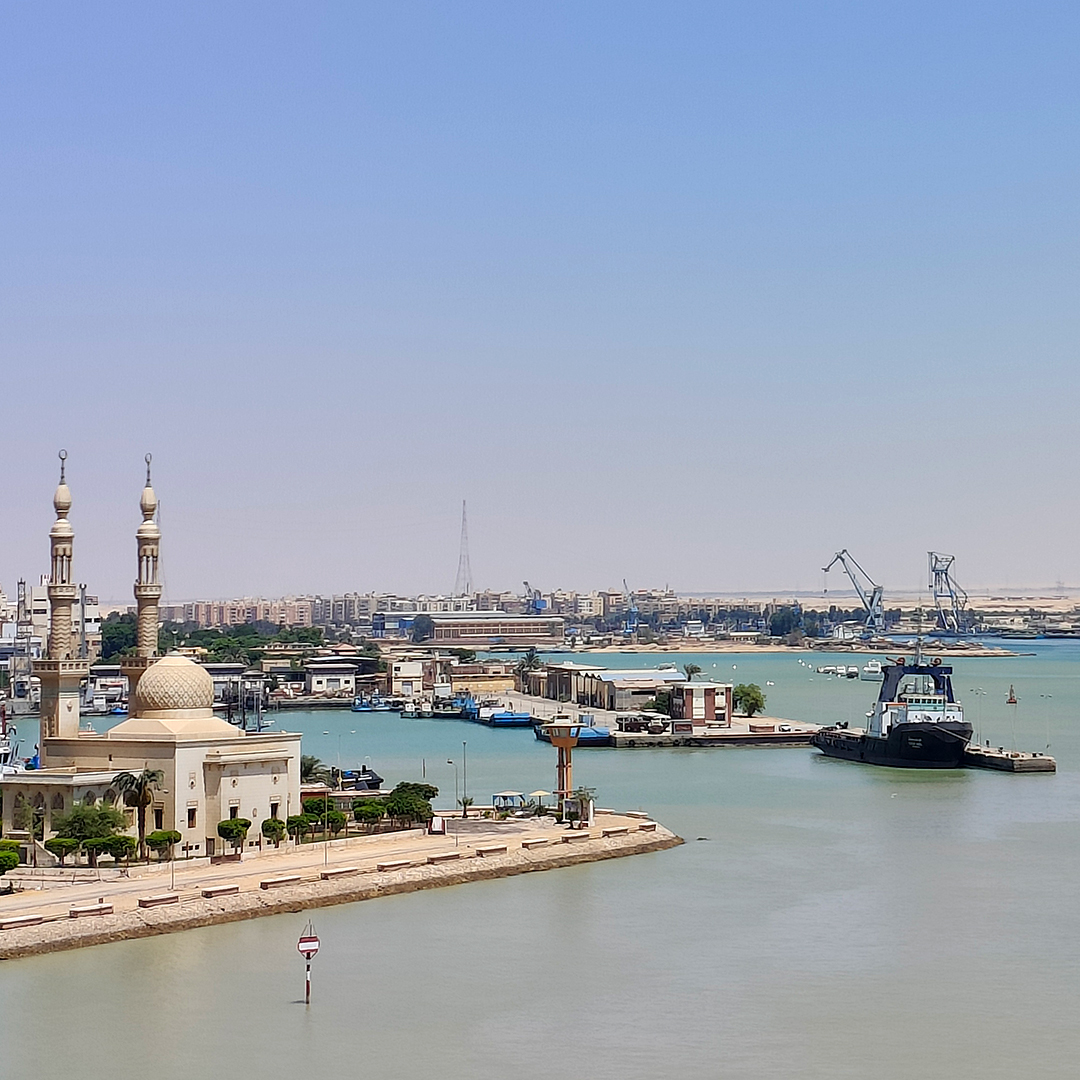 Finnsirius Transits the Suez Canal to Enter the Mediterranean - Finnlines