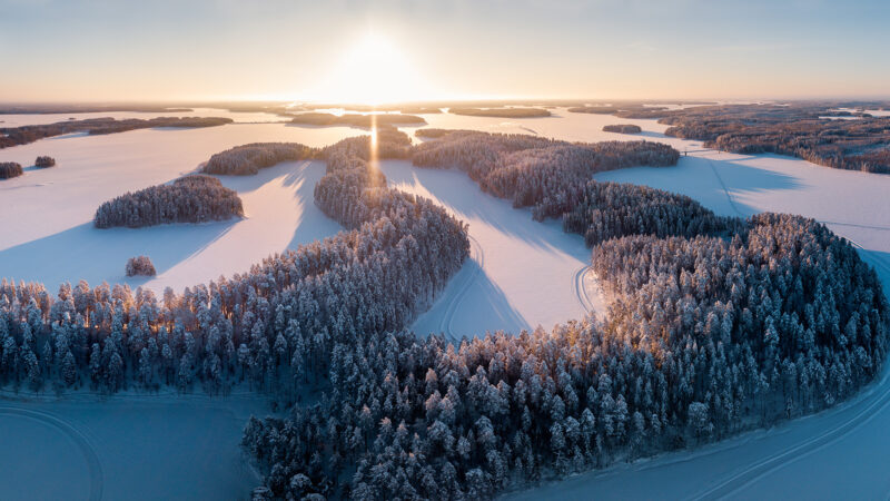 Saimaa im Winter